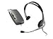 Electronics : Labtec Axis 711 - Headset ( semi-open ) - black, silver