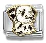 Dalmatian Dog Breed Canine Collection Italian Charm 18k Gold by Casa D'Oro