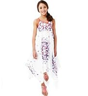 Autograph Pure Cotton Butterfly Print Handkerchief Hem Dress