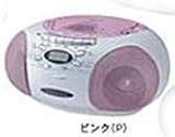 TOSHIBA CDラジオカセットレコーダー TY-CDK2(P) ピンク カラオケ機能付