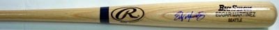 Edgar Martinez Autographed/Hand Signed Rawlings Baseball Bat GAI