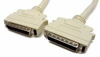 Cables Unlimited SCS-2400-03 SCSI 1 DB50 to CENT50 Male to Male Cable (3 feet, Beige)