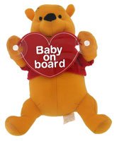 Childrens Toyshop  Toys : Cosatto Plush Winnie the pooh Baby on Board Sign