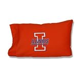 Illinois Fighting Illini Pillow Cases - Cotton