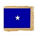 Air Force Brigadier General flag with Pole Hem and Fringe
