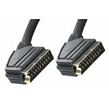 Lindy - Video / audio cable - RGB / S-Video / composite video / audio - SCART (M) - SCART (M) - 6.6 ft