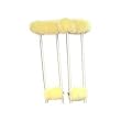 Medical Sheepskin Crutch Accessory Kit - Underarm & Hand Coverage - Size Large - 1 pair