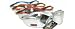Force Safety Glasses Clear Lens - Orange Frame
