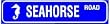 SEA HORSE ROAD fish hobby novelty NEW sign