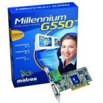 Matrox Millenium G550 DH 32MB DDR Bulk Grafikkarte AGP 360 MHz RAMDAC lowprofile