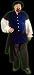 CS121 Renaissance Merchant Adult Costume