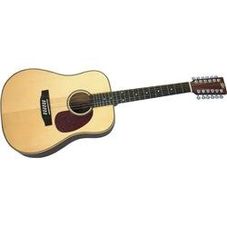 Rogue Herringbone 12-String Acoustic Guitar, Natural
