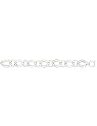 Sterling Silver Italian Fancy Bracelets Extra Long 8.25 AWSS-46-003825