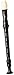 Musical Instruments : Angel 321 Three-Piece Soprano Recorder with Thumbrest