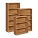 HON Laminate Harvest Bookcases-2-Shelf Bookcase, 36"x13-1/8"x29-5/8", Harvest