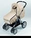 Nylon Regenverdeck f&uuml;r Kinderwagen mit Reflektor, beige