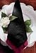 617-D13 Black Irish Linen Dinner Napkins 17x17