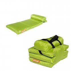 Smooff Kidzzz Portable Mattress (Apple Green) (23.62H x 19.68W x 12.59D)