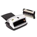 Heat-Free Laminator, with 1 Cartridge, 8-1/2W Documents, White MMMLS960