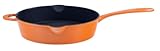 Mario Batali 0-49050 12-Inch Deep Skillet, Persimmon