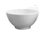 Waechtersbach Solid White Handled Soup/Cereal Bowls Set of 4