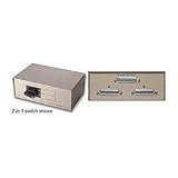 4 To 1 Parallel Printer Switchbox DB25F