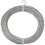 ＴＲＵＳＣＯ　ステンレスワイヤロープ　Φ６．０ｍｍＸ１０ｍ　2134861 CWS6S10
