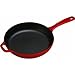 Lodge Enamel Coated Cast-Iron Skillet, Red