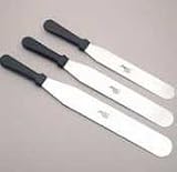 Spatula, Black Plastic Handle, 14 X 2 wide.