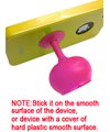 Universal Silicone Suction Cup Stand (Pink) for Apple ipod cell phone