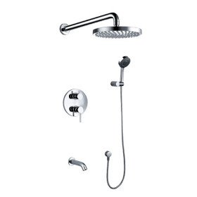Contemporary Tub Shower Faucet Shower Head