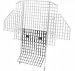 WIRE MESH EXTENSION PANEL) 1 - 25X23 Inch - Blk