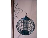 Caged Nut Feeder Green Round