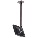Premier Mounts PRC - Mounting kit for flat panel - dark gray - screen size: 10 - 30 - mounting interface: 100 x 100 mm, 75 x 75 mm - ceiling mountable