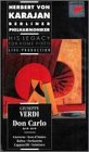 Verdi: Don Carlo (Karajan - His Legacy for Home Video)  [VHS]