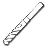1/2 in. Reduced Shank HSS Fractional Jobber Drill Bit 31/32 in.