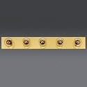 Progress Polished Brass 4 or More Bulb Broadway Lights Bath Bar