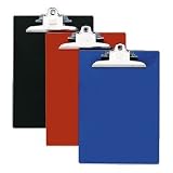 Nature Saver / Plastic Clipboard, 1 Cap, 8-1/2x12, Blue / NAT01542