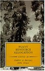 Plant Resource Allocation (Physiological Ecology)