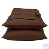1200 Thread Count Full Size 4pc Bed Sheet Set 100% Egyptian Cotton Deep Pocket 1200 TC... by Signature Bedding