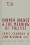 Hannah Aredt and the Meaning of Politics (Contradictions of Modernity)