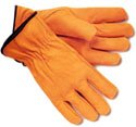Unlined Pigskin Driver Leather Work Gloves (Sold by Dozen) Size Large