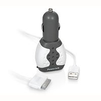 Griffin PowerJolt Auto Charger for iPod (White)