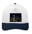 Custom Baseball Cap - Enjoy a Baseball Cap Created from Your Favorite Photo - White & Navy