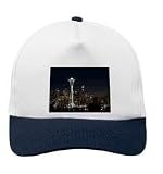 Custom Baseball Cap - Enjoy a Baseball Cap Created from Your Favorite Photo - White & Navy