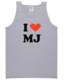 I LOVE MJ on Mens Cotton Tank Top (in 7 colors)