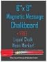 NeoPlex 6"x9" Magnetic Backed Chalkboard + FREE Chalk Marker