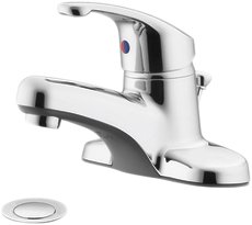 Moen CFG 47711L Flagstone One Handle Bathroom Faucet with 50/50 Waste - Chrome