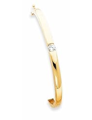 14K Gold Bangle Bracelet Mounting