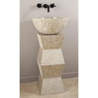 FACETED PEDESTAL